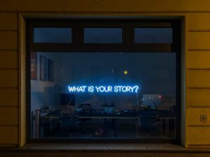 What is your story? Photo by Etienne Girardet on Unsplash